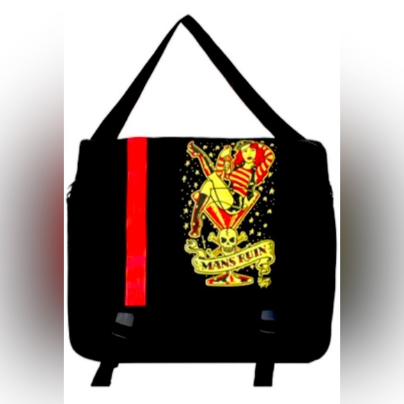 Sourpuss Handbags - Sourpuss Kustom Kreeps “Man’s Ruin” Messenger Bag